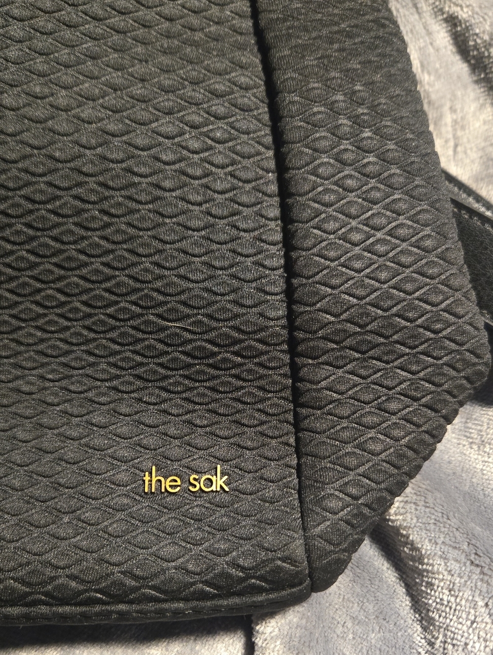 The Sak-"Olvera City" Backpack in Black Diamond Neoprene-One Size - Picture 5 of 16